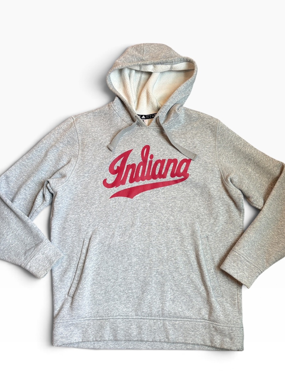 Adidas Indiana Hoosiers Hooded Sweatshirt Men’s L Gray